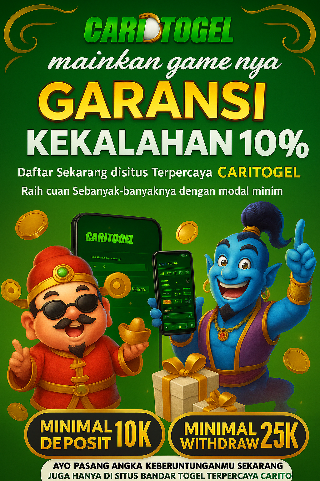 CARITOGEL : Situs Toto Togel Online Resmi & Toto Slot Terbaik Dengan Peluang Jackpot Terbesar