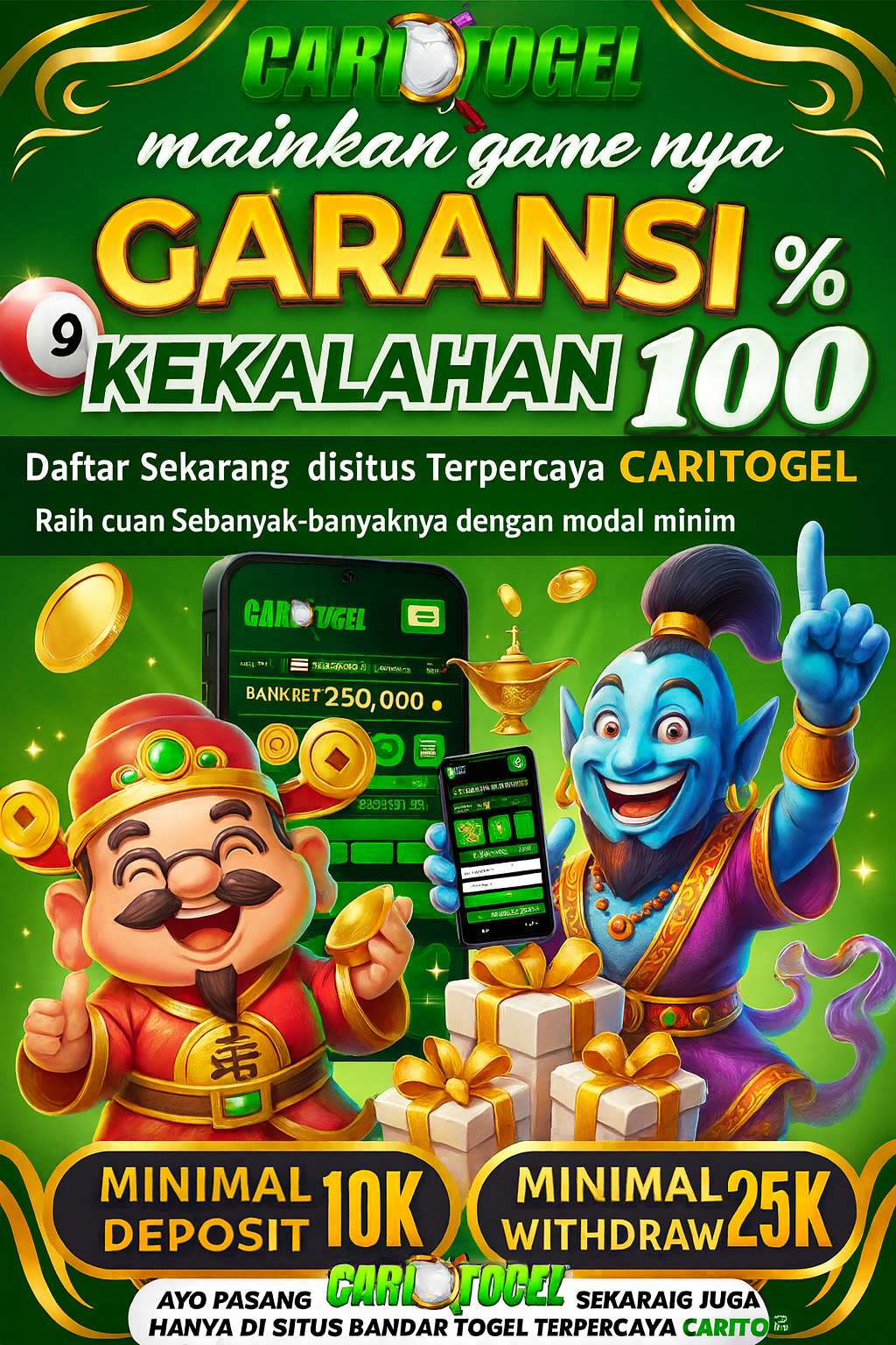 CARITOGEL : Situs Toto, Toto Togel & Toto Slot Online Terpercaya Dengan Pasaran Togel Resmi & Jackpot Terbesar
